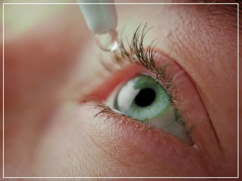عفونت چشم از لنزهای چشم